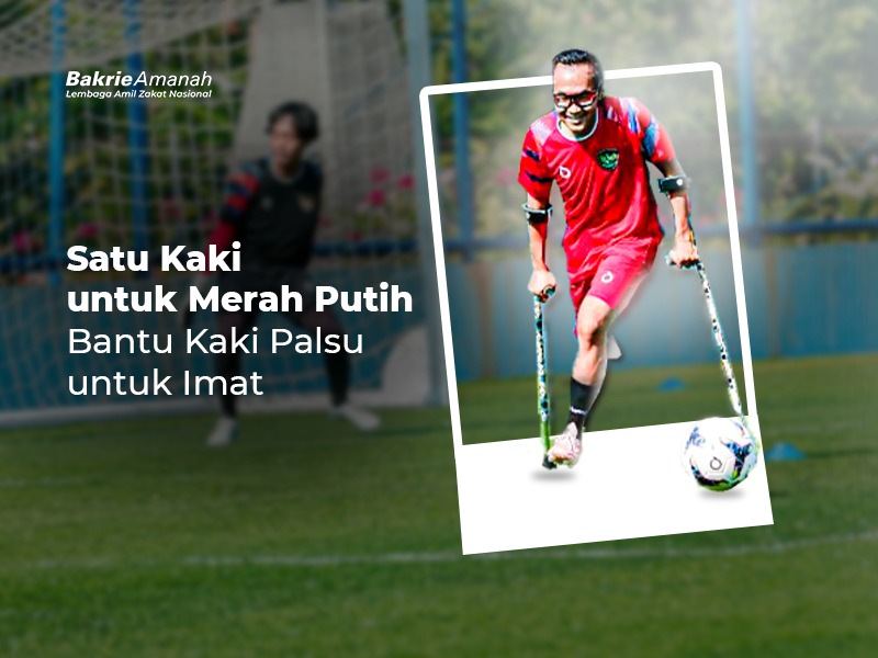 Kaki Palsu untuk Imat, Mantan Pemain Timnas Amputasi