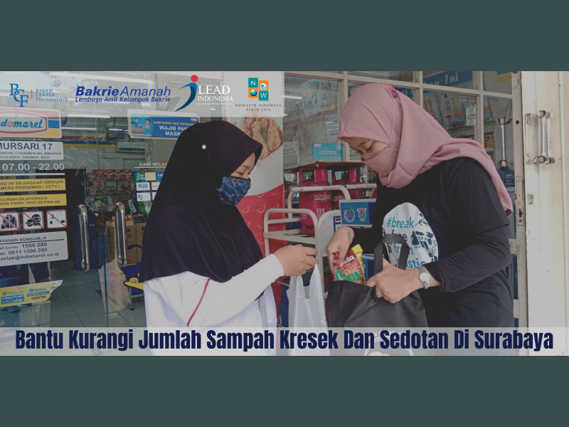 Bantu Kurangi Jumlah Sampah Kresek & Sedotan