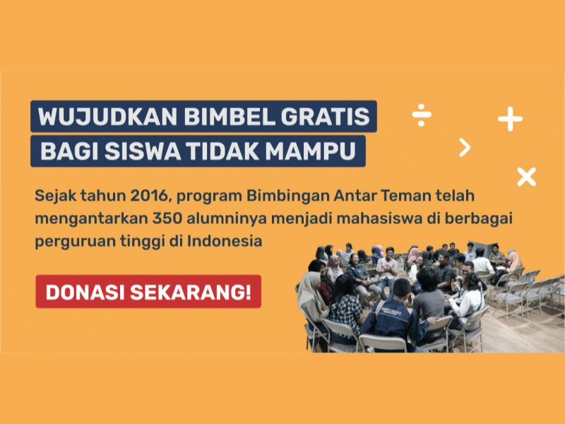 Tebar Kebaikan Bersama Bimbingan Antar Teman